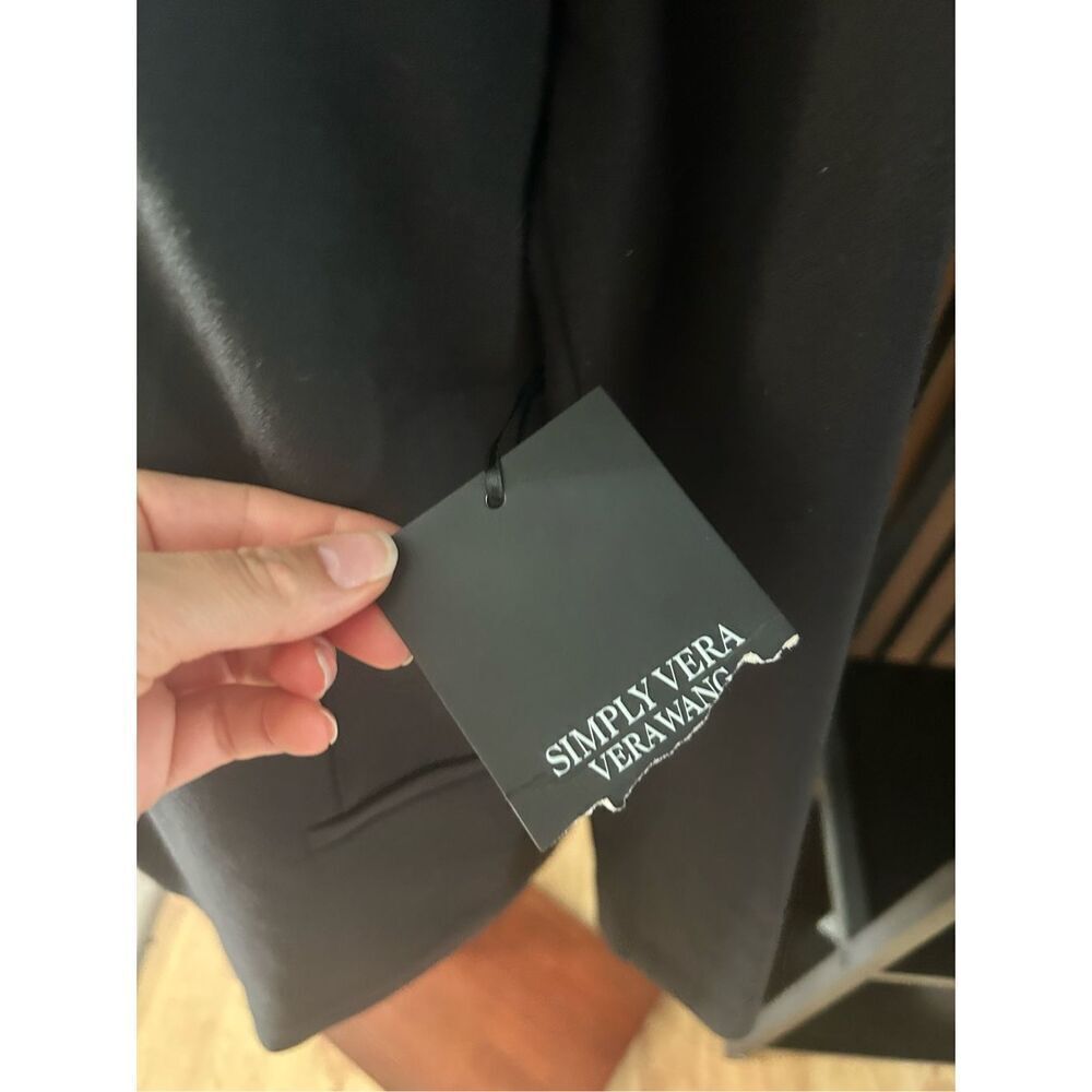 Simply Vera Wang black blazer size L work attire office blazer - Picture 2 of 5